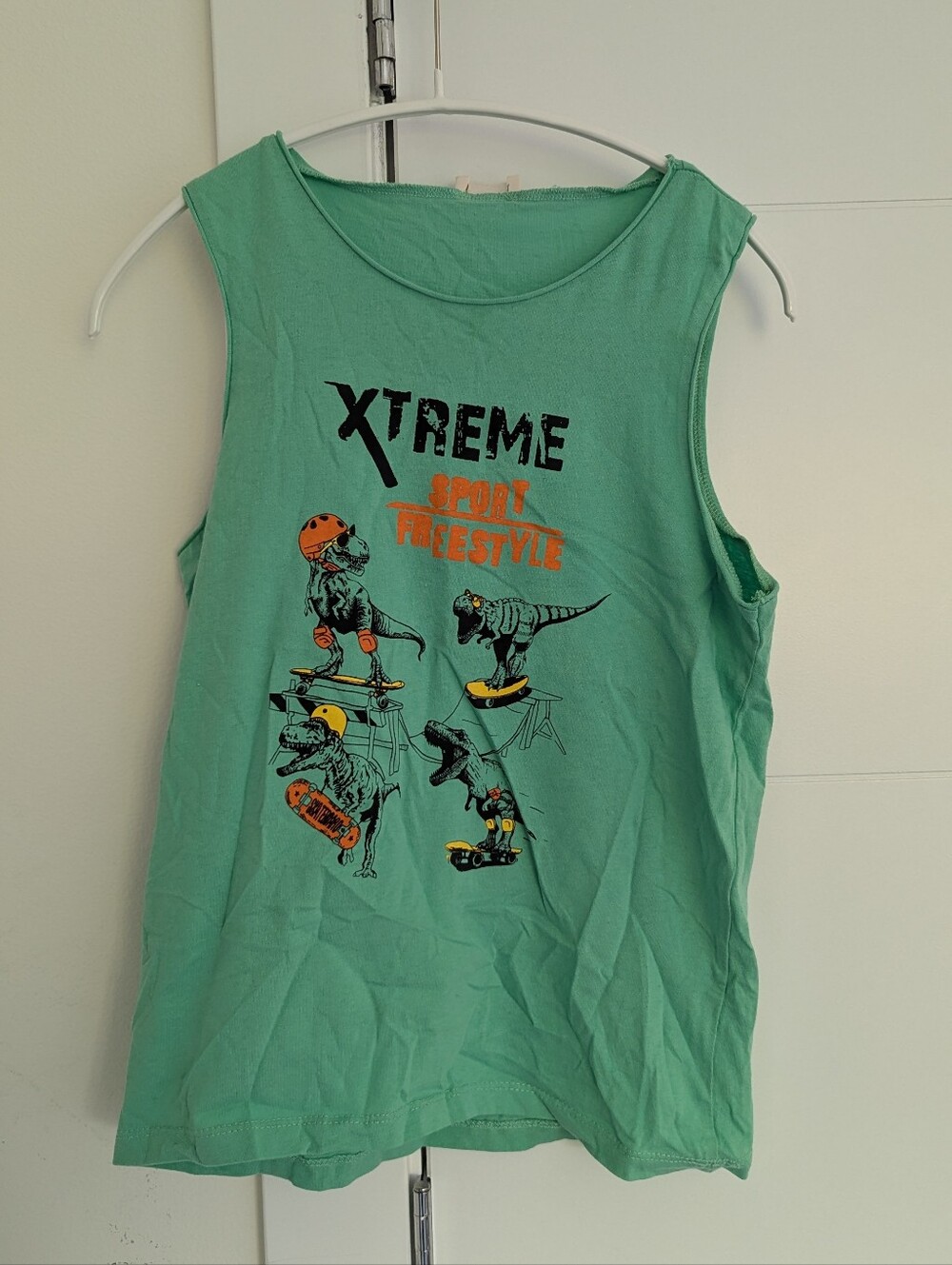 Kids' Mint Green 'Xtreme Sport Freestyle' Graphic Tank Top